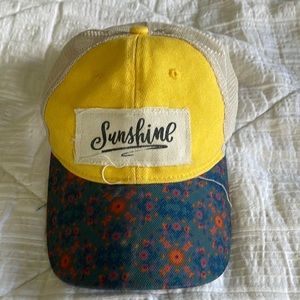 Sunshine Boutique Logo Ball Cap Yellow Womens